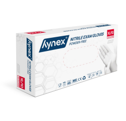 Gant Hynex nitrile XL blanc 3,5g 100 pièces