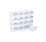 Boîte de rangement Really Useful 16x 0,14 litre 280x224x65mm transparent blanc