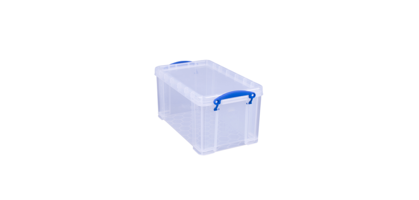 <i>Really Useful</i>-Aufbewahrungsbox 8 Liter 340x200x175mm transparent weiß