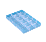 Plateau de tri Really Useful pour boîte 4 et 9 litres 342x215x35mm transparent blanc