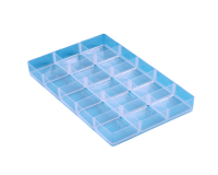 Plateau de tri Really Useful pour boîte 4 et 9 litres 342x215x35mm transparent blanc