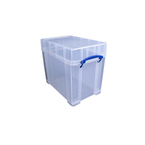 Opbergbox Really Useful 19 liter 395x255x330 mm transparant wit