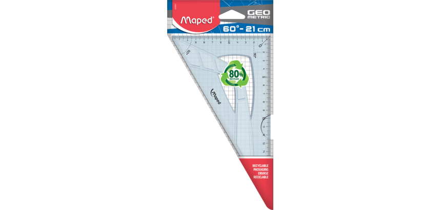 Maped Set Square 21cm 60 degrees