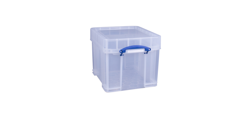 BoIte de rangement Really Useful 35 litres 480x390x345mm transparent blanc