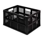Bac de rangement Really Useful 45 litres 570x390x285mm pliable noir