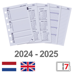 Recharge agenda 2024-2025 Kalpa Pocket 7 jours/2 pages