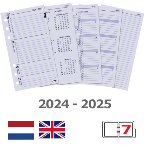 Agendavulling 2024-2025 Kalpa Personal 7dagen/2pagina's