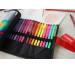 Viltstift STABILO Pen 68/25 Arty roletui medium assorti set à 25 stuks
