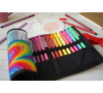 Viltstift STABILO Pen 68/25 Arty roletui medium assorti set à 25 stuks