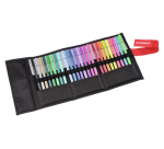 Viltstift STABILO Pen 68/25 Arty roletui medium assorti set à 25 stuks