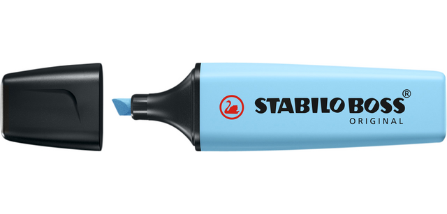 Surligneur STABILO Boss Original 70/112 pastel bleu