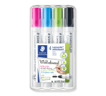 Whiteboardmarker Staedtler Lumocolor 351 set à 4 stuks fun assorti