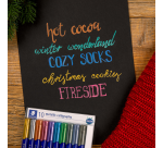 Feutre de calligraphie Staedtler Metallic étui 10 couleurs assorti