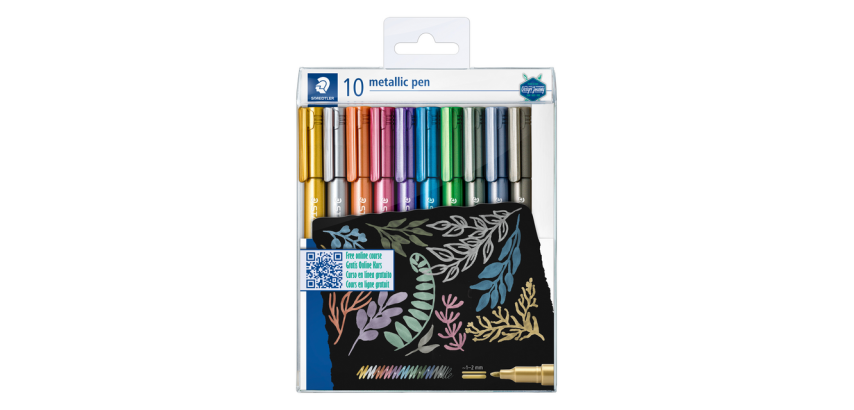 Staedtler Gelstift Metallic Etui 10 gemischte Farben