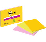 Post-it Super Sticky Note Pad 6445 152x101mm assorted 3 pieces