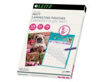 Pochette de plastification Leitz A4 2x125 microns EVA mat 100 pièces