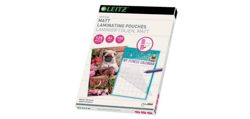 Lamineerhoes Leitz iLAM A4 2x125micron EVA Mat 100stuks
