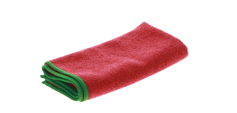 Chiffon microfibre Greenspeed Elements 40x40cm rouge - paquet de 10