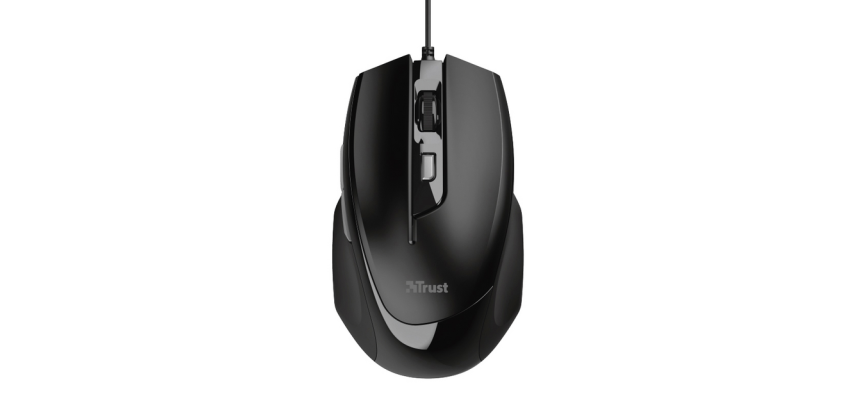 Trust Voca Comfort-Maus schwarz