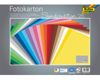 Carton photo Folia double-face 50x70cm 300g 25 feuilles assorti