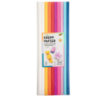 Papier crépon Folia 50x200cm 10 rouleaux couleurs mélangées