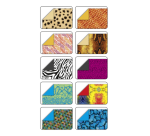 Vouwblaadjes Folia 80gr 15x15cm 50 vel 2-zijdig 10 wildlife designs