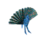 Vouwblaadjes Folia 80gr 15x15cm 50 vel 2-zijdig 10 wildlife designs