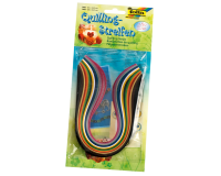 Filigraanstroken Folia 140 stuks 0.4x34.5cm en 140 stuks 0.8x34.5cm assorti kleuren