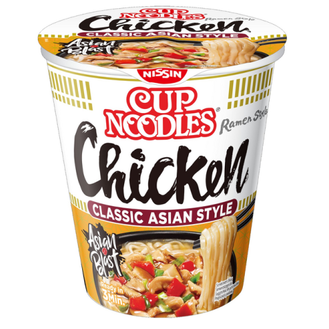 Noodles Nissin tasty chicken cup