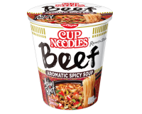 Noodles Nissin 5 spices beef cup