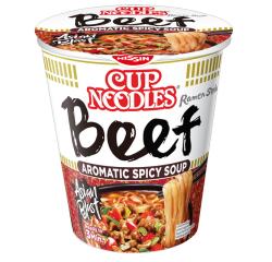 Noodles Nissin 5 spices beef cup