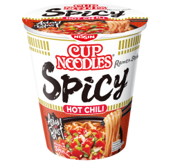 Noodles Nissin hot chili spicy cup
