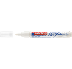 Marqueur acrylique edding-e-5100 Medium blanc trafic
