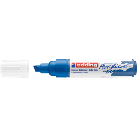 Marqueur acrylique edding e-5000 Large bleu gentiane