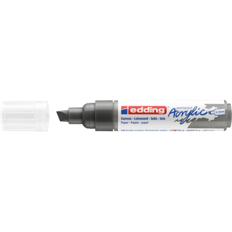 Acrylmarker edding e-5000 breed  antraciet