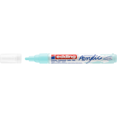 Acrylmarker edding e-5100 medium pastel blauw