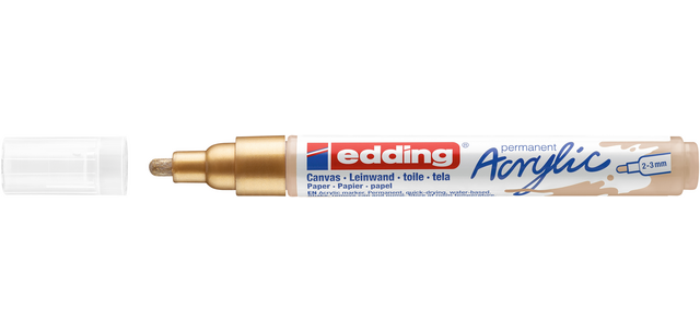 Acrylmarker edding e-5100 medium rijkgoud