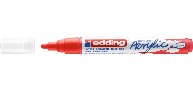 Edding-e-5100 Medium Traffic Red Acrylic Marker