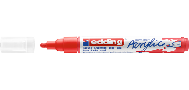 Edding-e-5100 Medium Traffic Red Acrylic Marker
