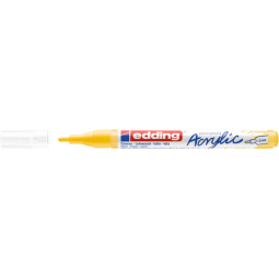 Marqueur acrylique edding e-5300 Fin jaune trafic