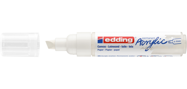 Marqueur acrylique edding e-5000 Large blanc trafic