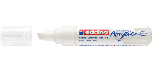 Marqueur acrylique edding e-5000 Large blanc trafic