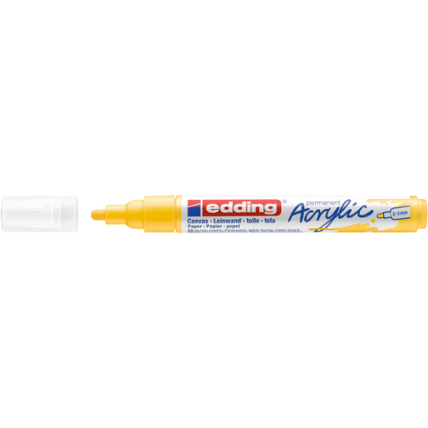 Marqueur acrylique edding-e-5100 Medium jaune trafic