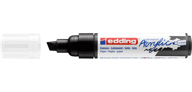 Acrylmarker edding e-5000 breed  zwart