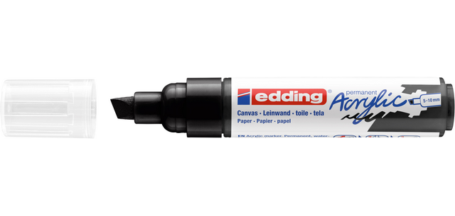 Acrylmarker edding e-5000 breed  zwart