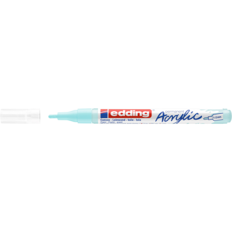 Marqueur acrylique edding e-5300 Fin bleu pastel