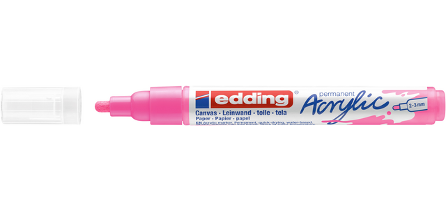 Acryllackmarker edding-e-5100 Mittel fluoreszierendes Rosa