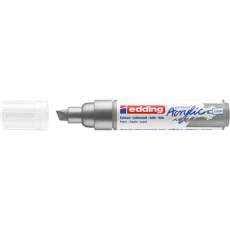 Acrylmarker edding e-5000 breed  zilver