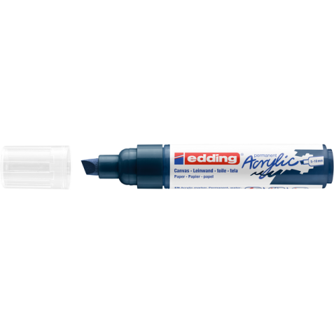 Marqueur acrylique edding e-5000 Large bleu nuit