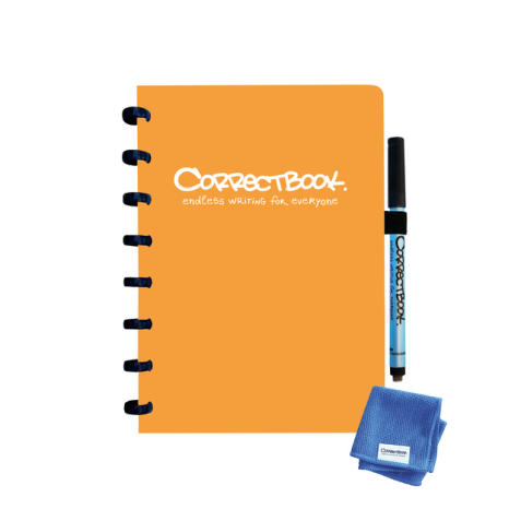 Carnet de notes Correctbook A5 ligné 40 pages Peachy Orange